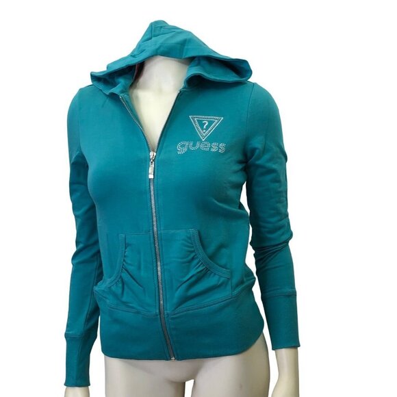 GUESS FULL ZIP HOODIE SM NEW WITH TAG - Picture 3 of 7